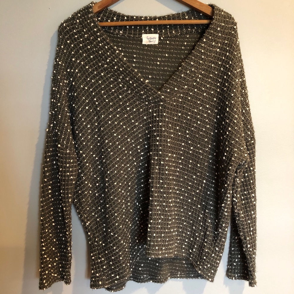 Popcorn sweater
